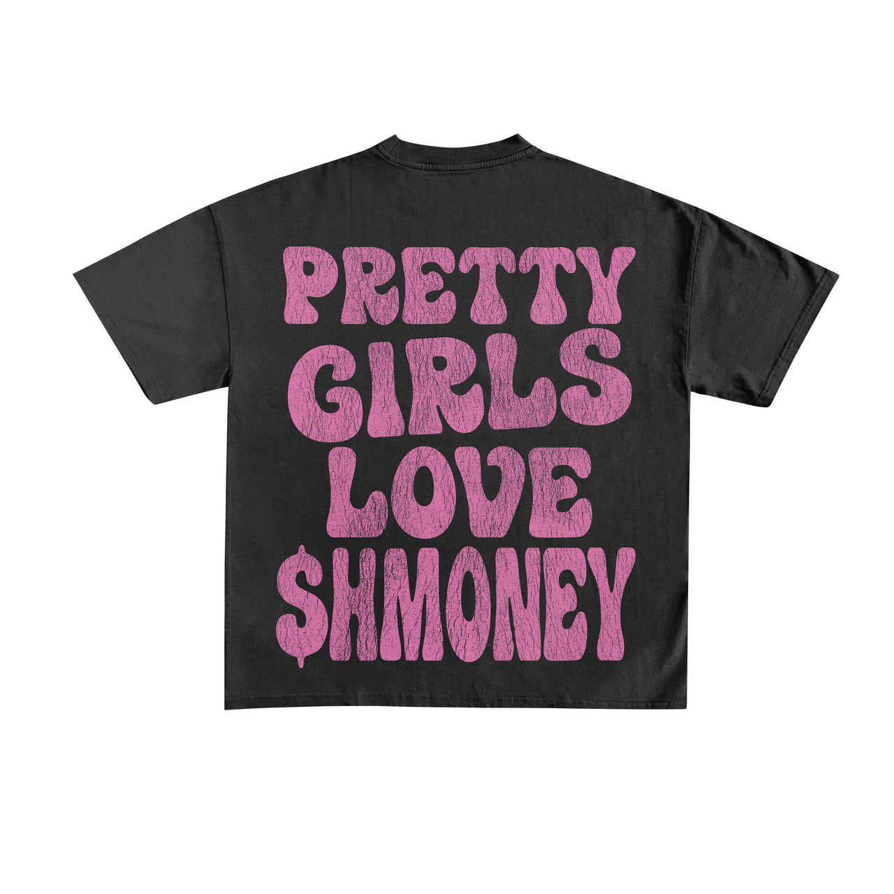 Pretty Girls Love Shmoney – Pink & Black | Luxe Street Statement - $hmoney The Jeweler