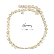 ROUND DOUBLE LAYER HEART CHAIN 14.5 ctw. - $hmoney The Jeweler