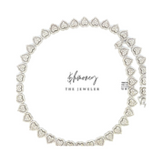 ROUND DOUBLE LAYER HEART CHAIN 14.5 ctw. - $hmoney The Jeweler