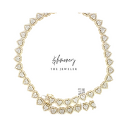 ROUND DOUBLE LAYER HEART CHAIN 14.5 ctw. - $hmoney The Jeweler