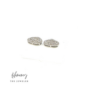 BAGUETTE HEART EARRING - $hmoney The Jeweler